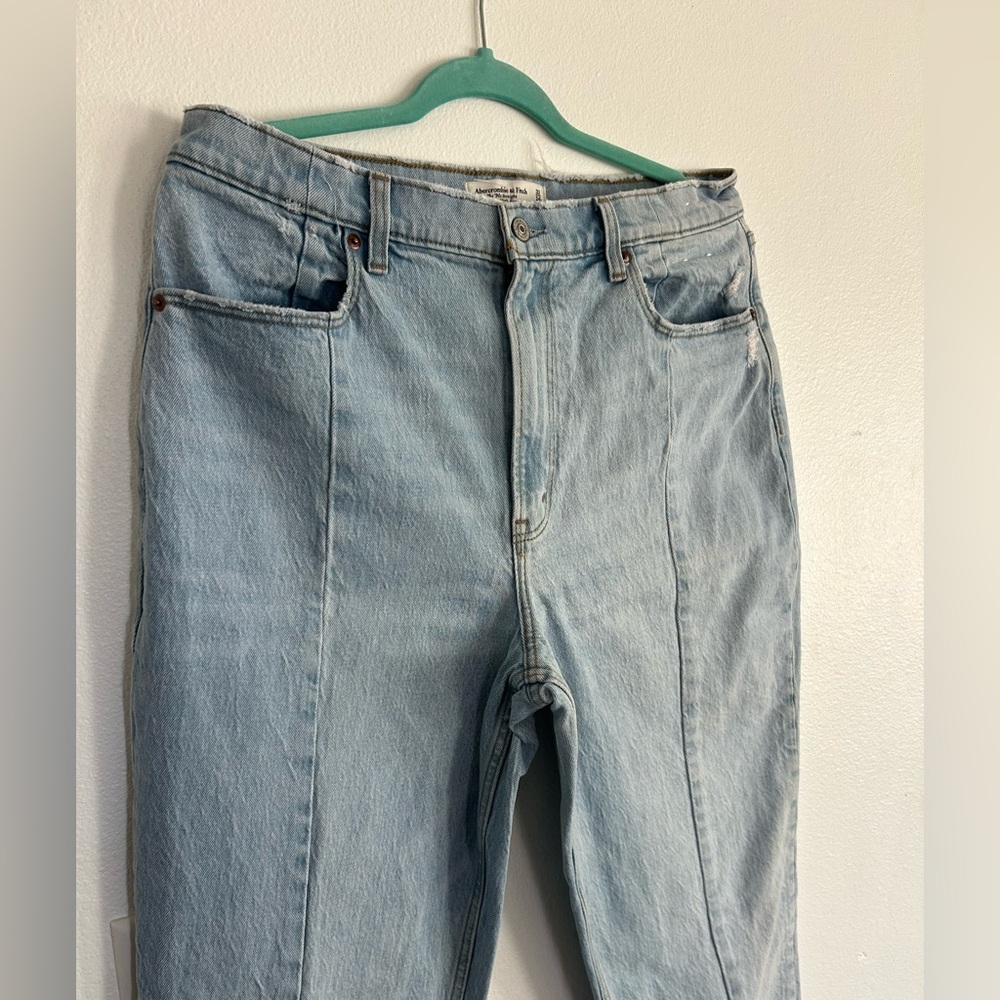 Abercrombie & Fitch Light Blue Straight Leg Women's Jeans